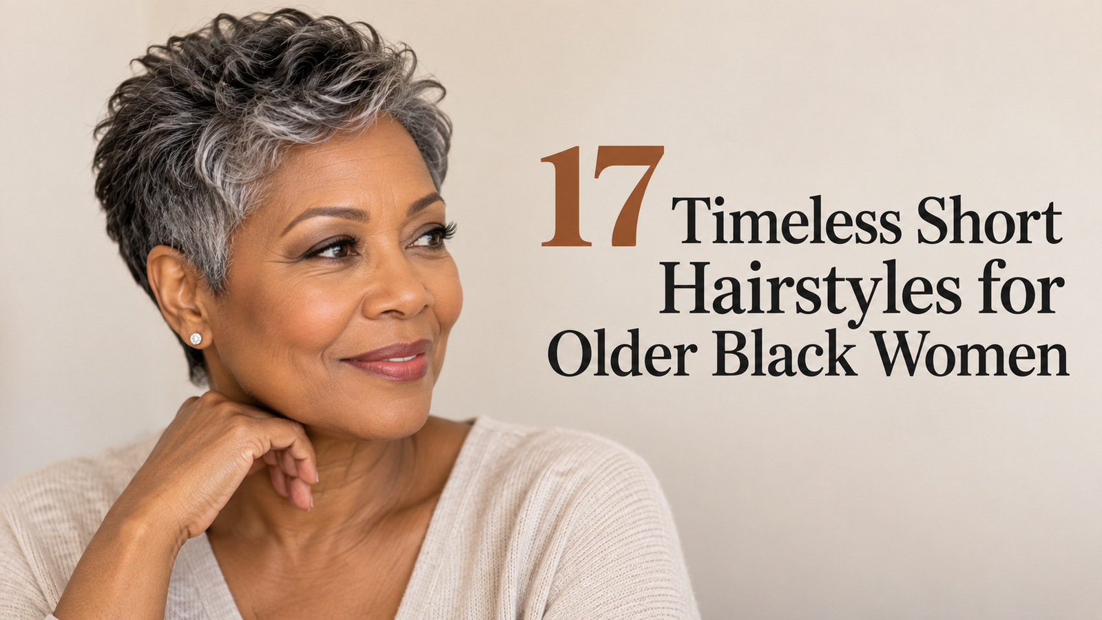 17 Timeless Short Hairstyles for Older Black Women That Feel Elegant