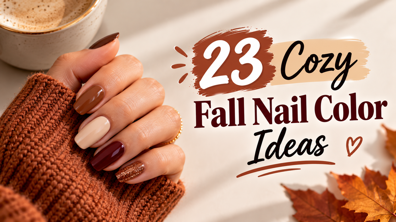 23 Cozy Fall Nail Color Ideas