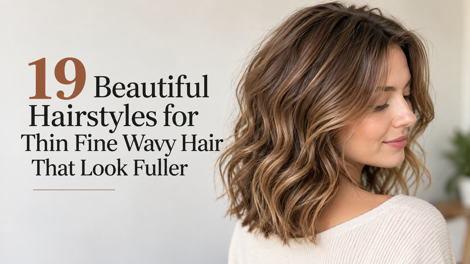 Hairstyles for Thin Fine Wavy Hair