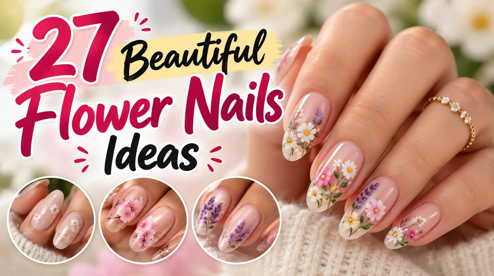 Flower Nails Ideas