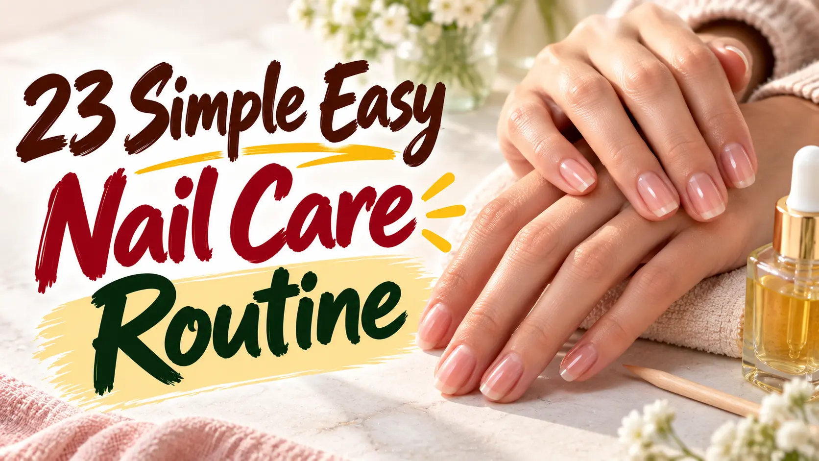 Nail Care Routine Ideas for Healthier and Stronger Nails