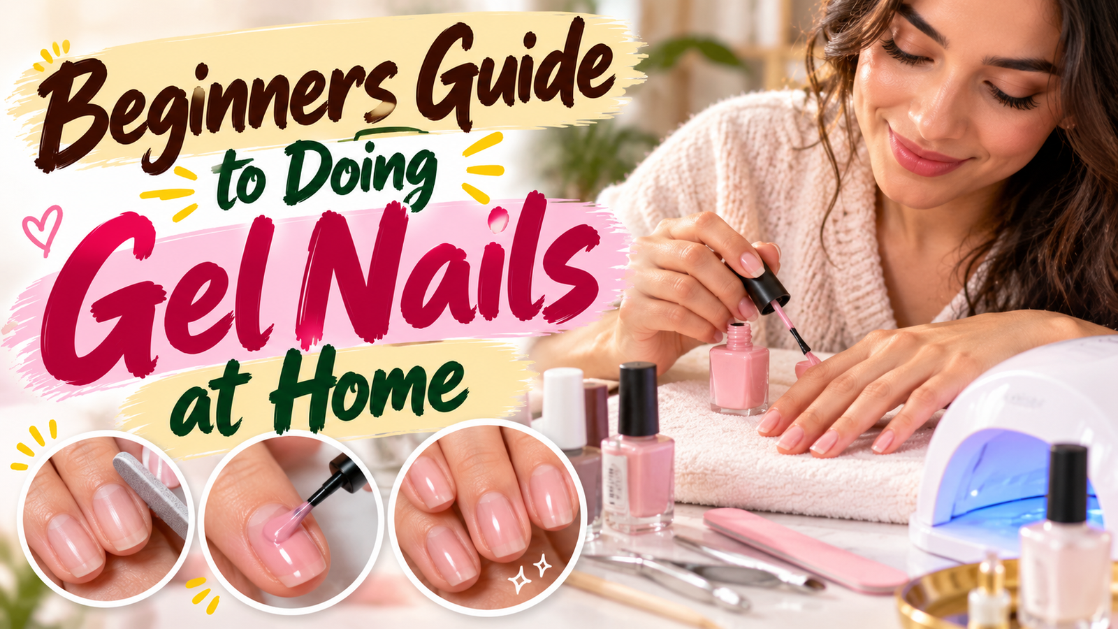 beginners guide to doing gel nails at home